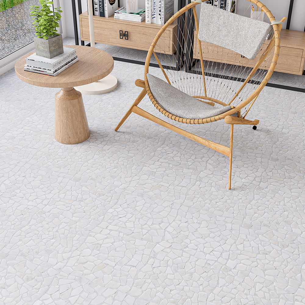 Calacatta T Multi Finish Palladian Marble Mosaics 12x12 Marble Multi Finish 12x12 Mosaics — 2