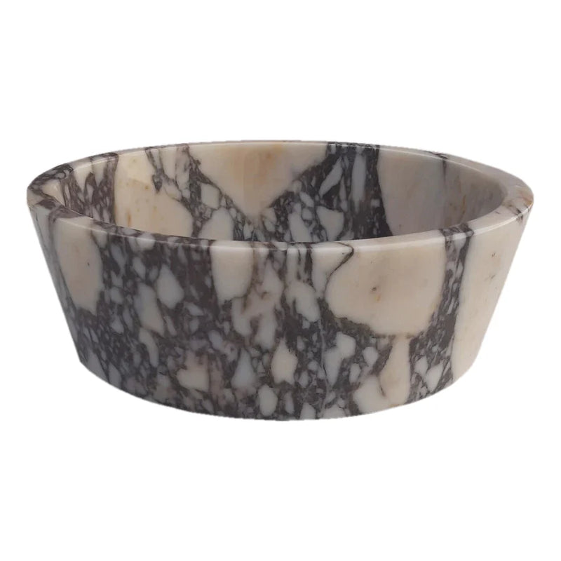 Calacatta Viola Marble Tapered Above Vanity Bathroom Sink Honed/Matte (D)16" (H)6" by GobekDesign