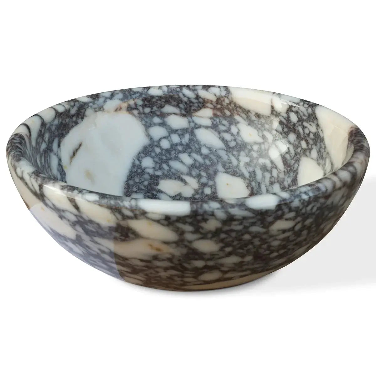 Calacatta Viola Marble Natural Stone Vessel Sink - Polished 16 Inch by GobekDesign