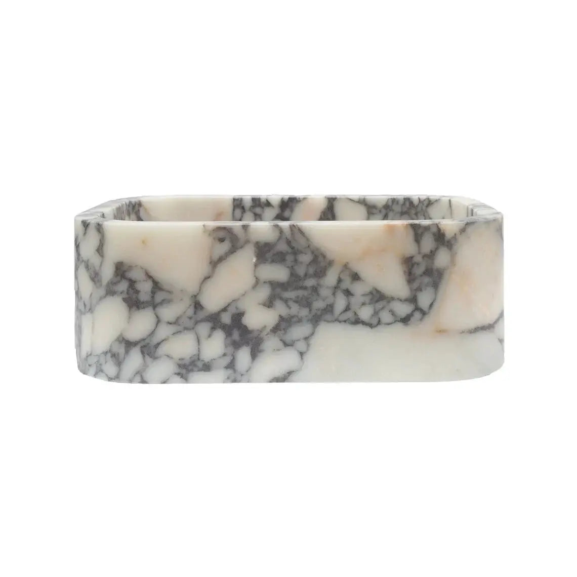 Calacatta Viola Marble Rectangular Wall Mounted Sink 12x18x7 by GobekDesign