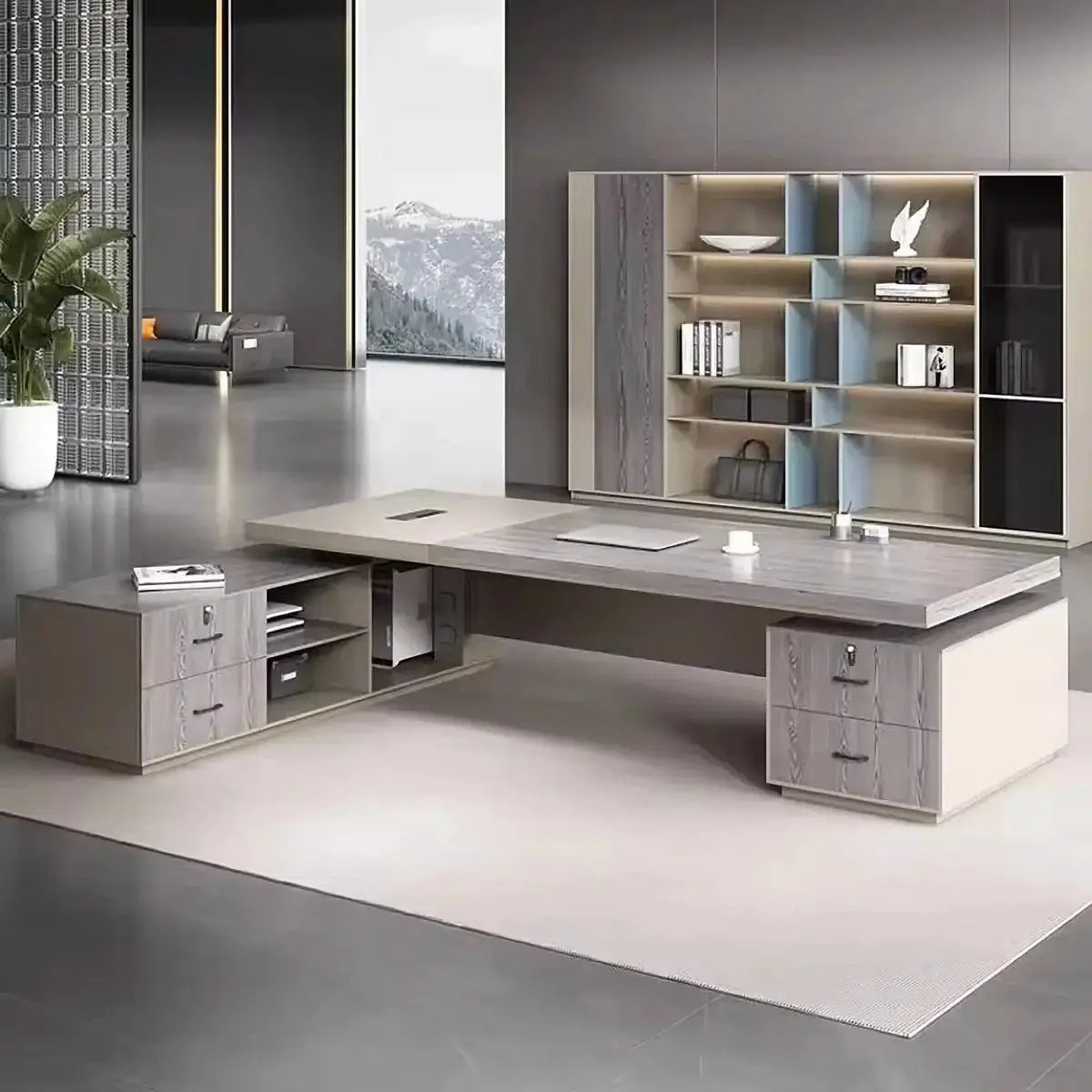Calista · Modern L-Shaped Executive Desk by Arc Grove