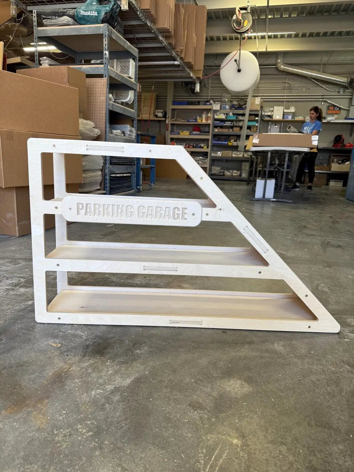 CAMDEN- Toy Car Storage + Ramp by Bush Acres