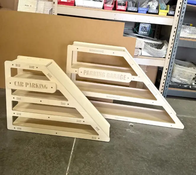 CAMDEN- Toy Car Storage + Ramp by Bush Acres