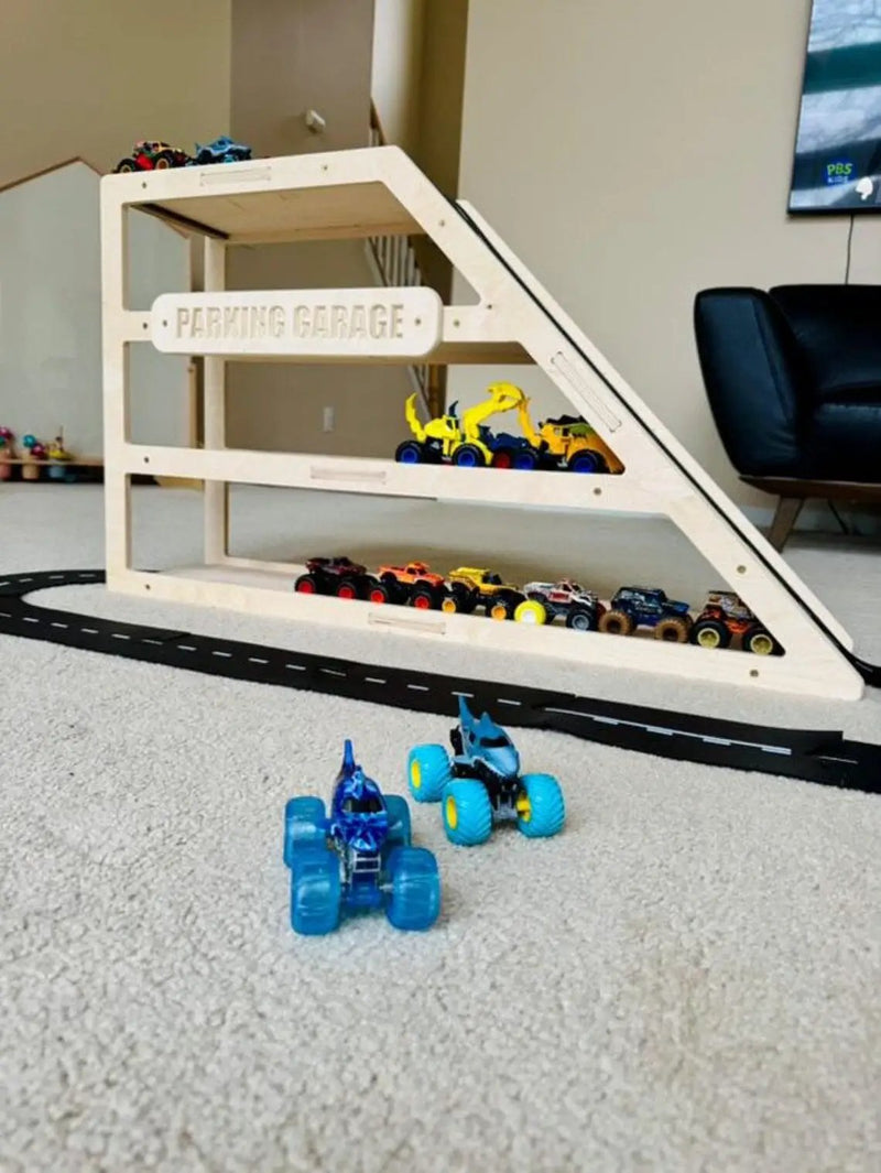 CAMDEN- Toy Car Storage + Ramp by Bush Acres