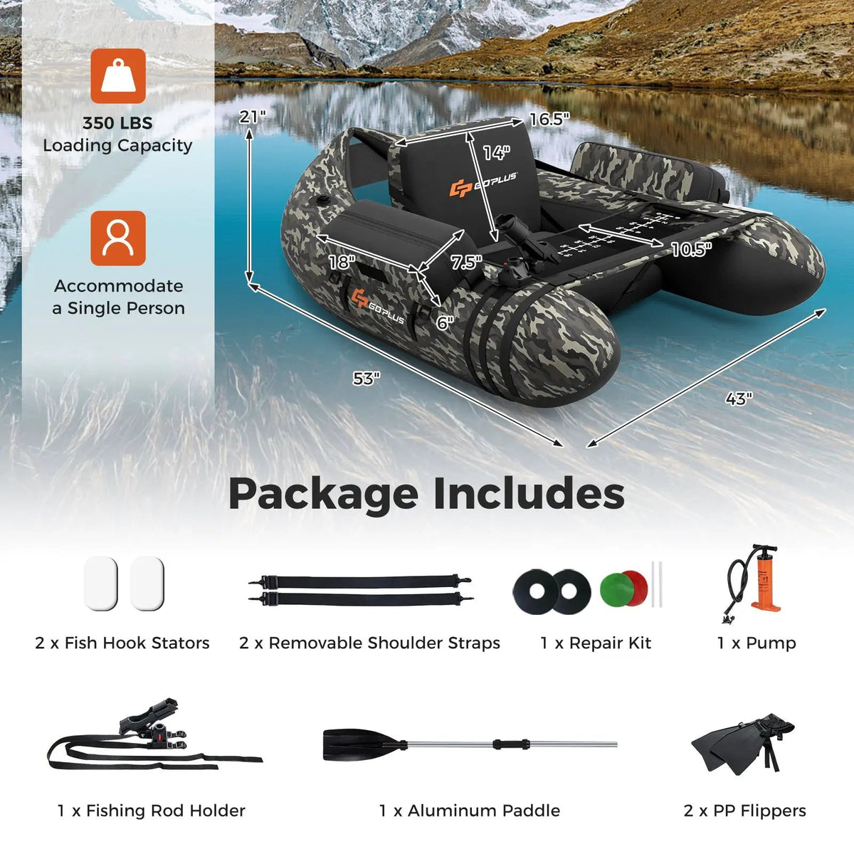 Inflatable Fishing Float by DirectDeals