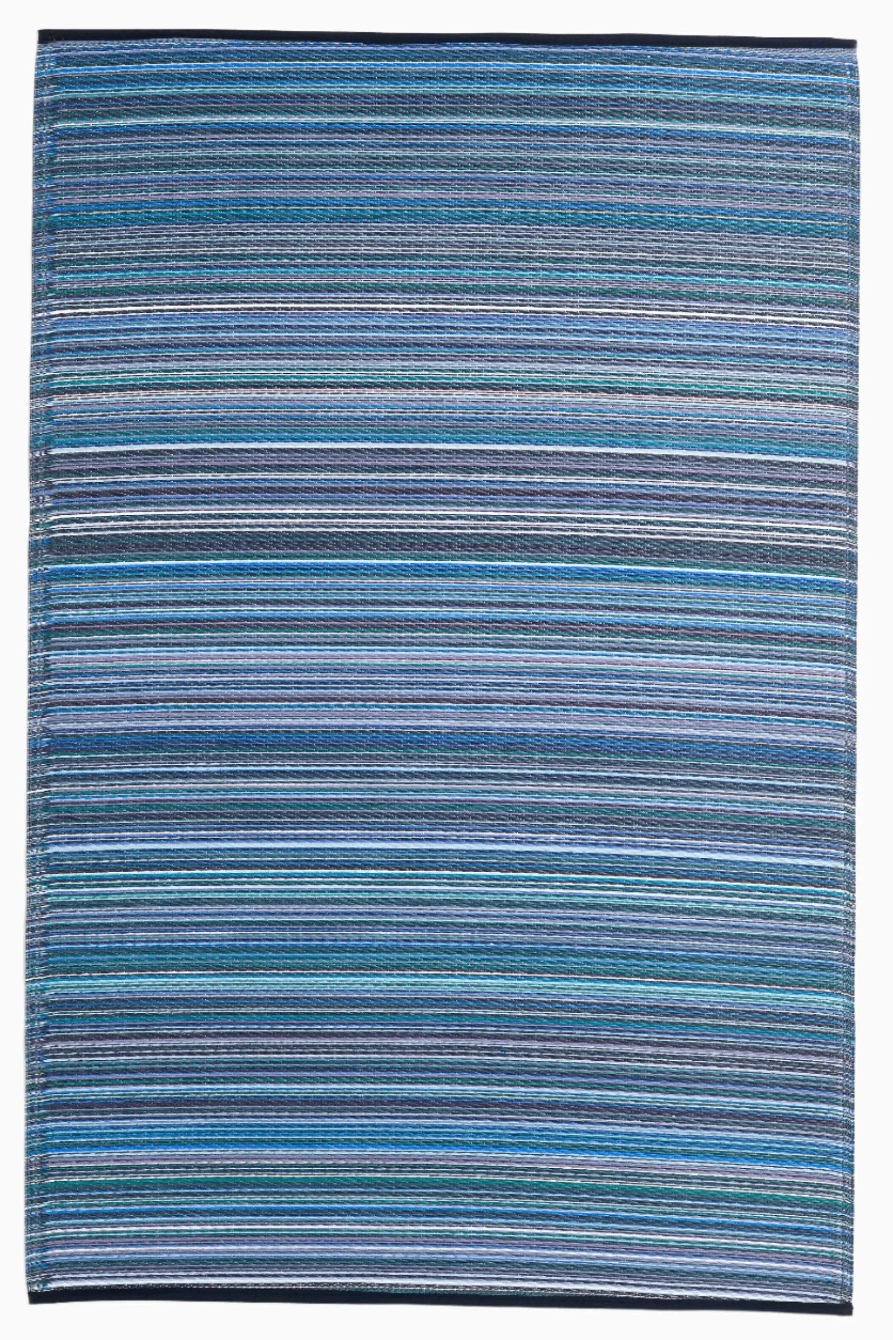 Cancun - Indigo Outdoor Rug for Patio by Fab Habitat
