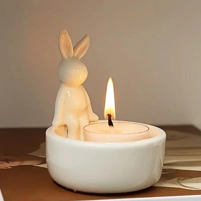 Candle Holder - Decorative Ceramic Small by House Of Avana