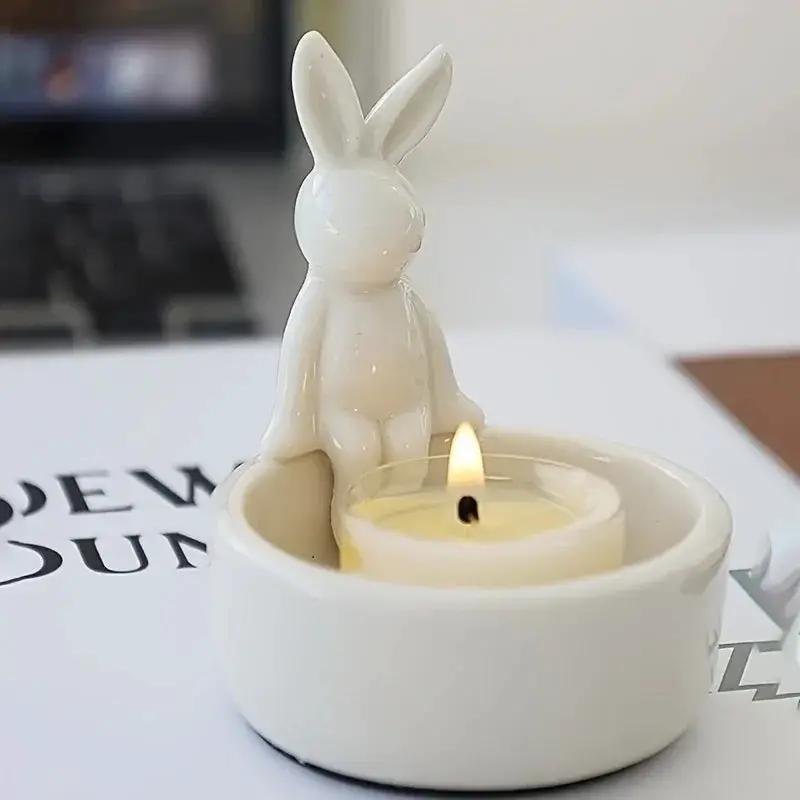 Candle Holder - Decorative Ceramic Small by House Of Avana