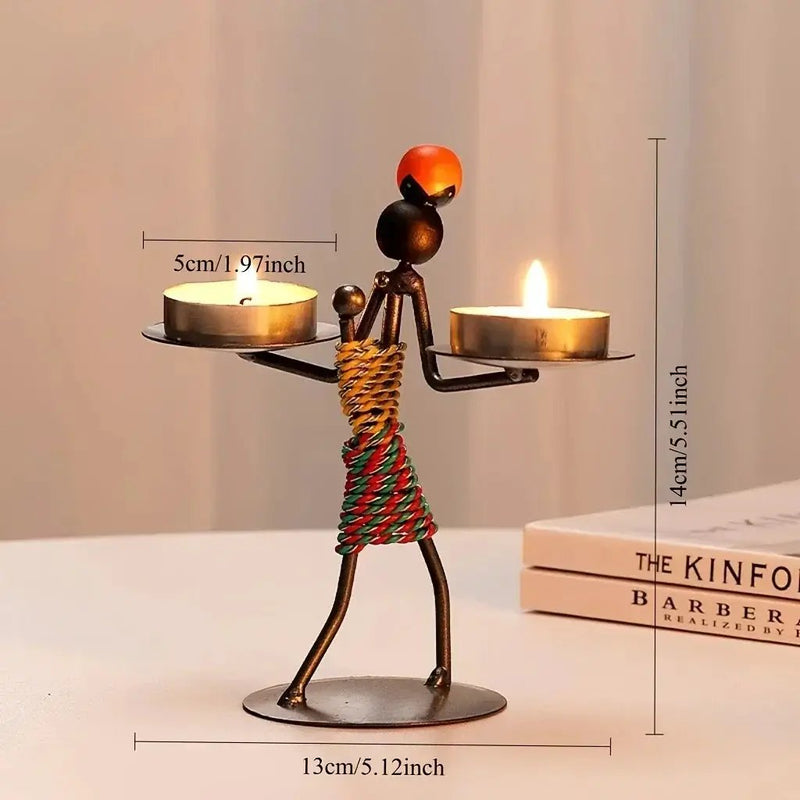 Candle Holder - Vintage Metal by House Of Avana