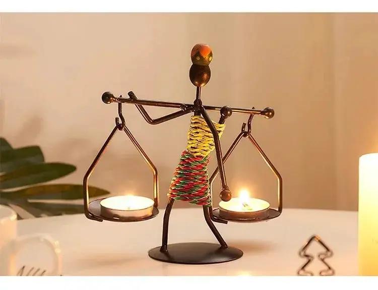 Candle Holder - Vintage Metal by House Of Avana