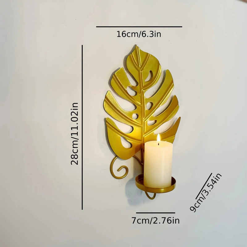 Candle Holders - Elegant Metal Set by House Of Avana