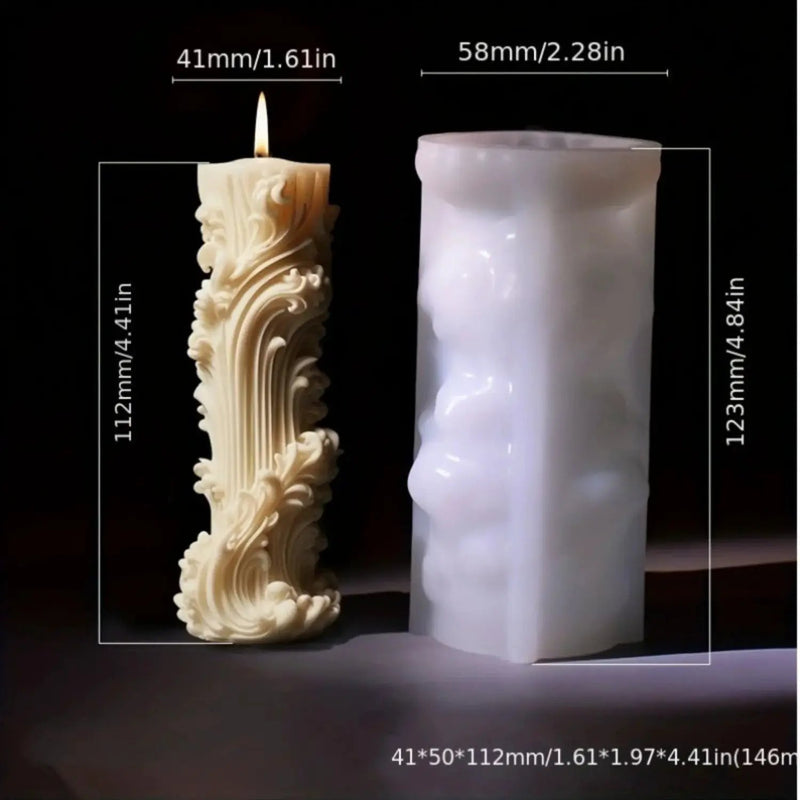 Candle Mold - Romantic Wax Irregular by House Of Avana