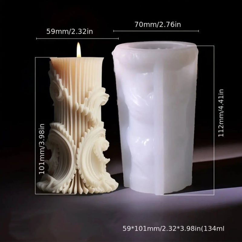 Candle Mold - Romantic Wax Irregular by House Of Avana