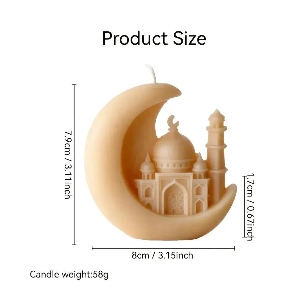 Candle - Scented Ceramic Crescent Moon by House Of Avana