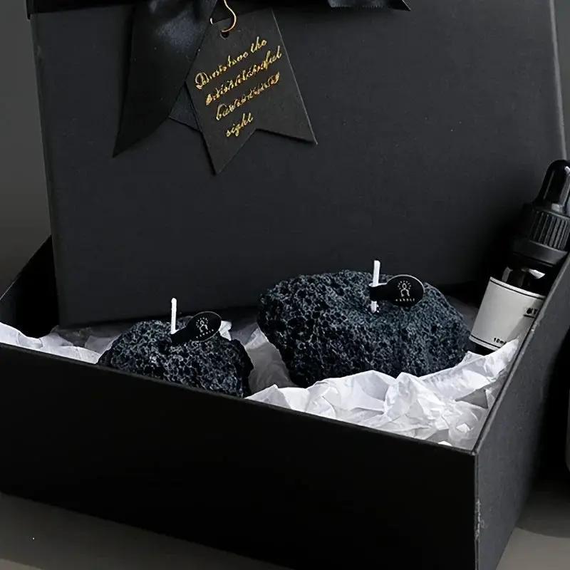 Candles - Meteorite Stone Set by House Of Avana