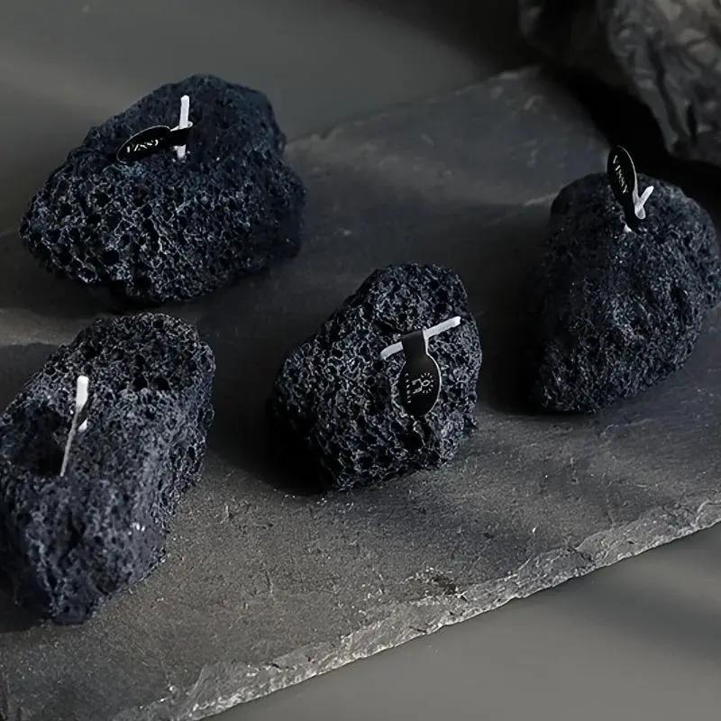 Candles - Meteorite Stone Set by House Of Avana