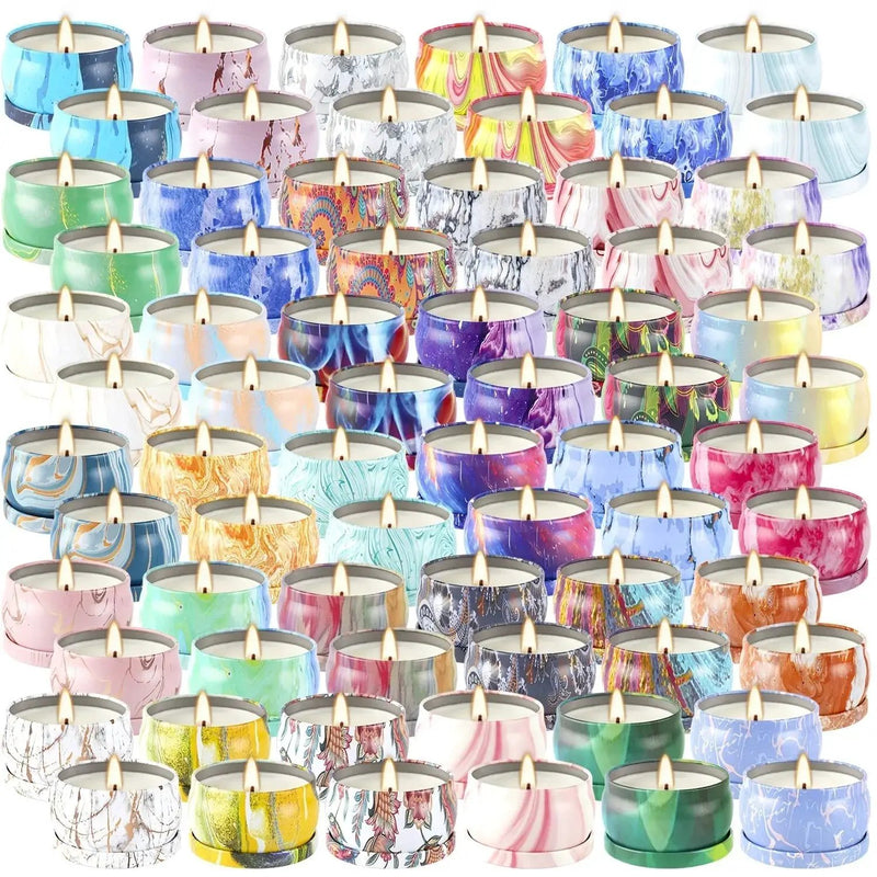 Candles - Smokeless Soy Wax Marble Scented by House Of Avana