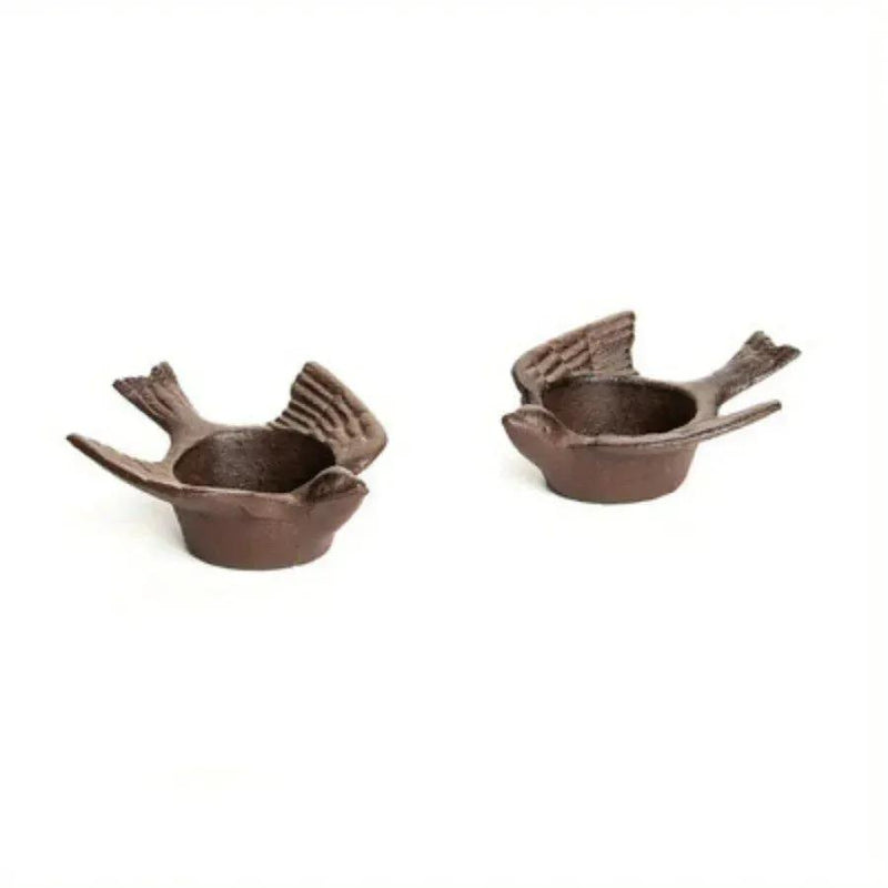 Candlestick - Retro Cast Iron 2PCS by House Of Avana