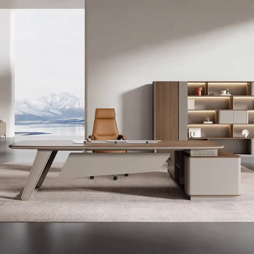 Canmore · Modern L-Shaped Executive Desk, photo 4 of 9