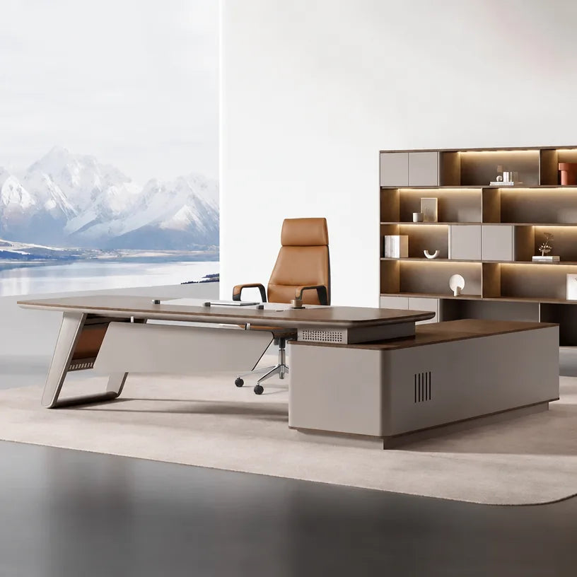 Canmore · Modern L-Shaped Executive Desk, photo 5 of 9