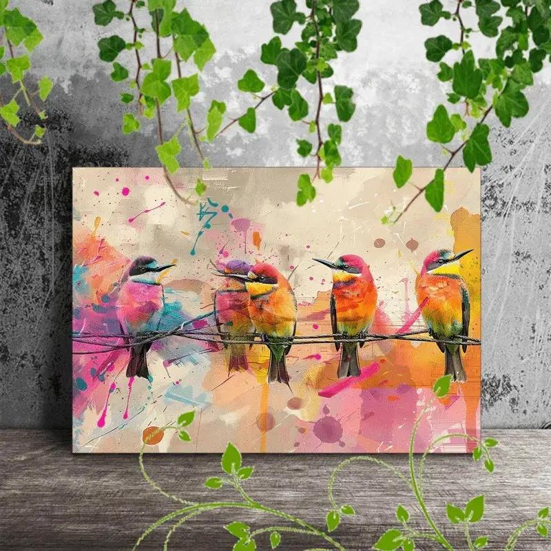 Canvas Painting - Abstract Wooden by House Of Avana