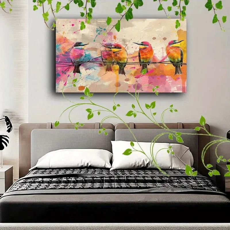 Canvas Painting - Abstract Wooden by House Of Avana