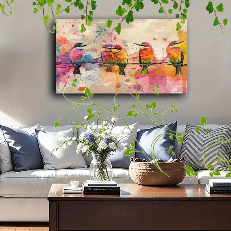 Canvas Painting - Abstract Wooden by House Of Avana