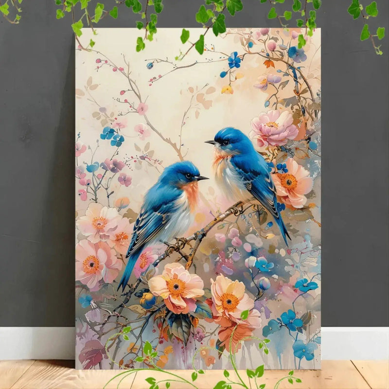 Canvas Painting - Floral Wooden by House Of Avana