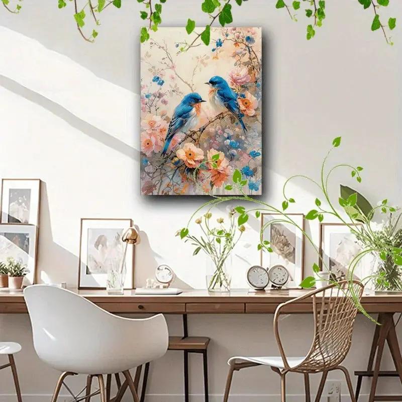Canvas Painting - Floral Wooden by House Of Avana