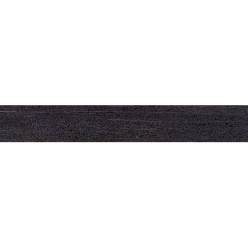 Carbon Matte Bullnose Fabric Look Porcelain Base 3 1/2x24 Porcelain Matte 4x24 Base
