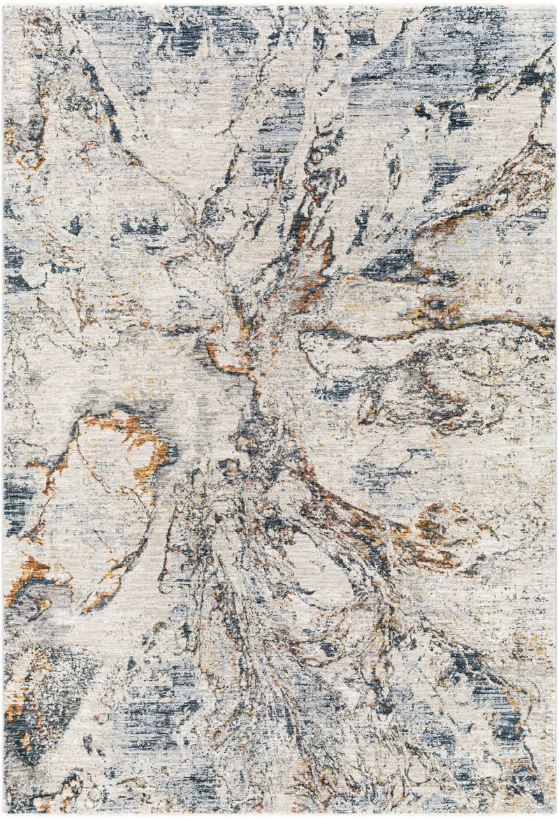 Cardup Beige Marble Rug by Boutique Rugs
