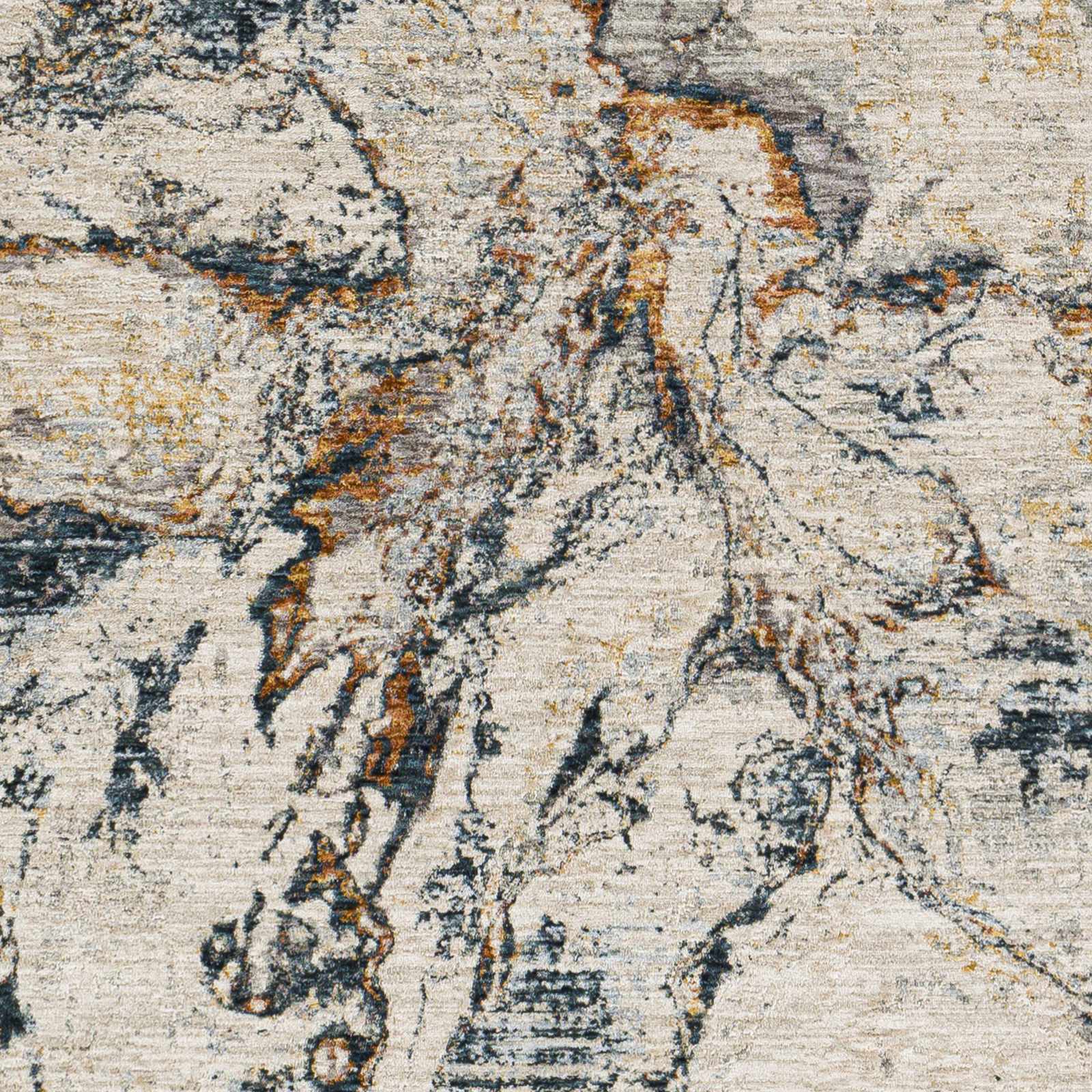 Cardup Beige Marble Rug by Boutique Rugs