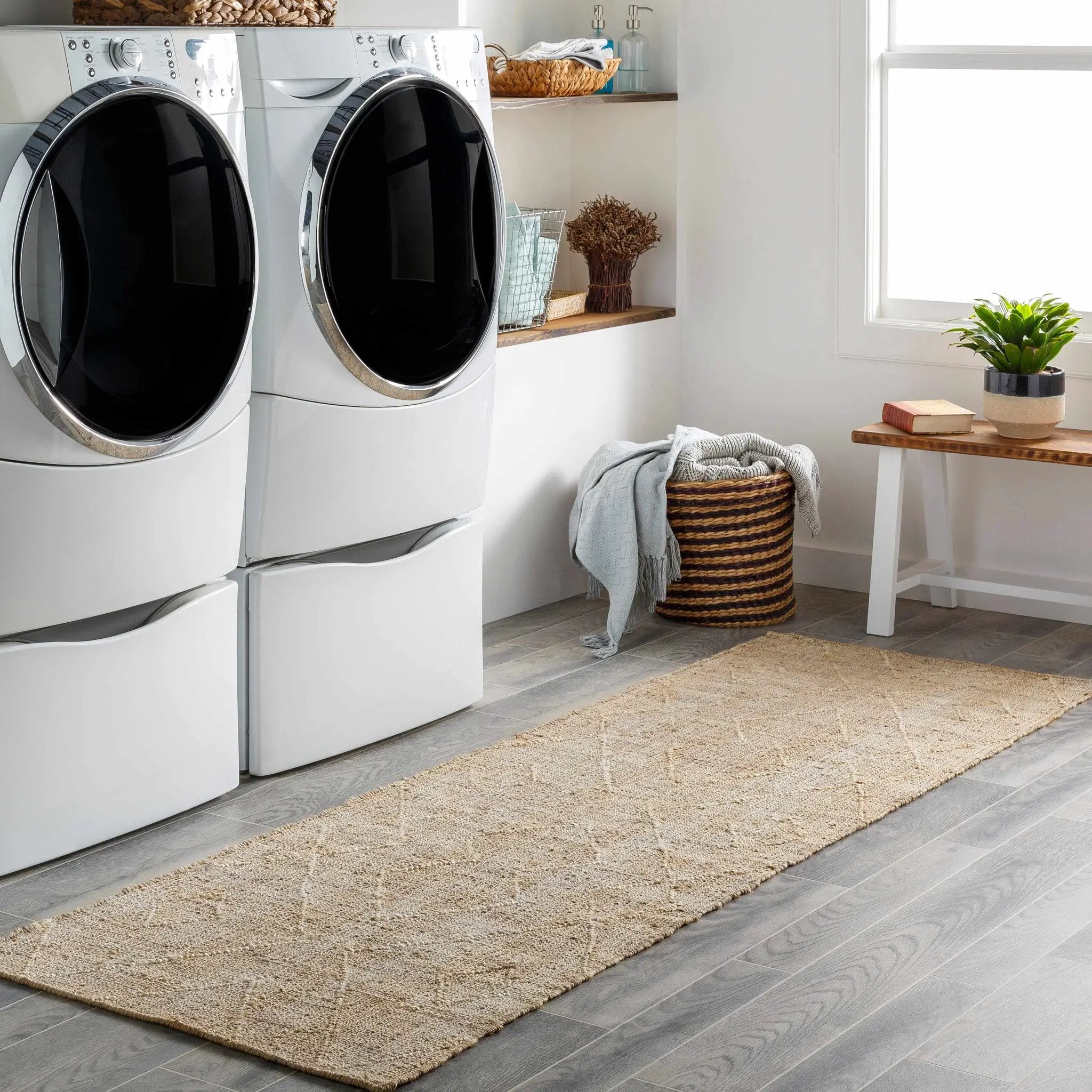 Carine Jute Area Rug - Clearance by Boutique Rugs