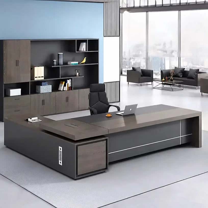 Carlaw · Modern L-Shaped Executive Desk, photo 2 of 11