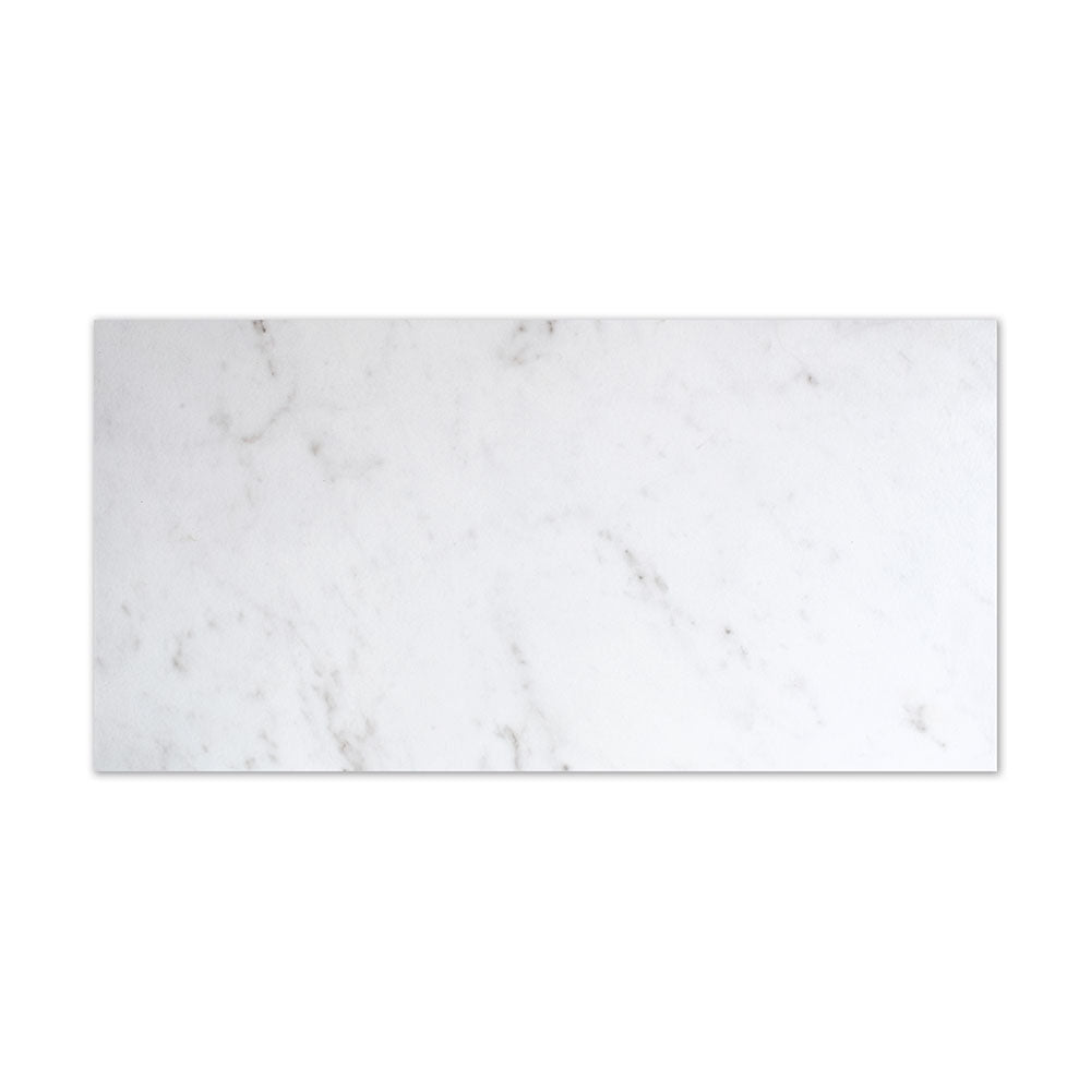 Carrara Blanco Natural Marble Look Porcelain Tiles 12x24 Porcelain Natural 12x24 Tiles