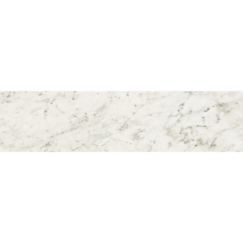 Carrara Blanco Polished Marble Look Porcelain Tiles 3x12 Porcelain Polished 3x12 Tiles