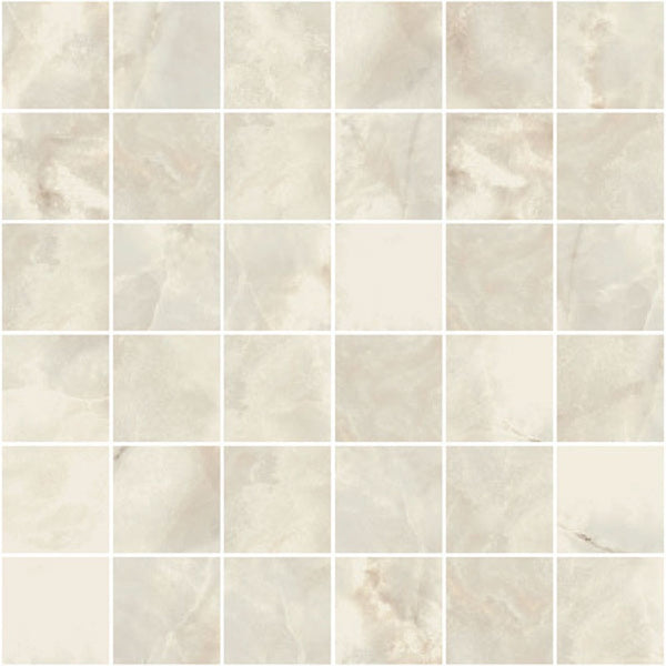 Carrara Select 2.0 Onyx Grey Honed 2x2 Marble Look Porcelain Mosaics 12x12