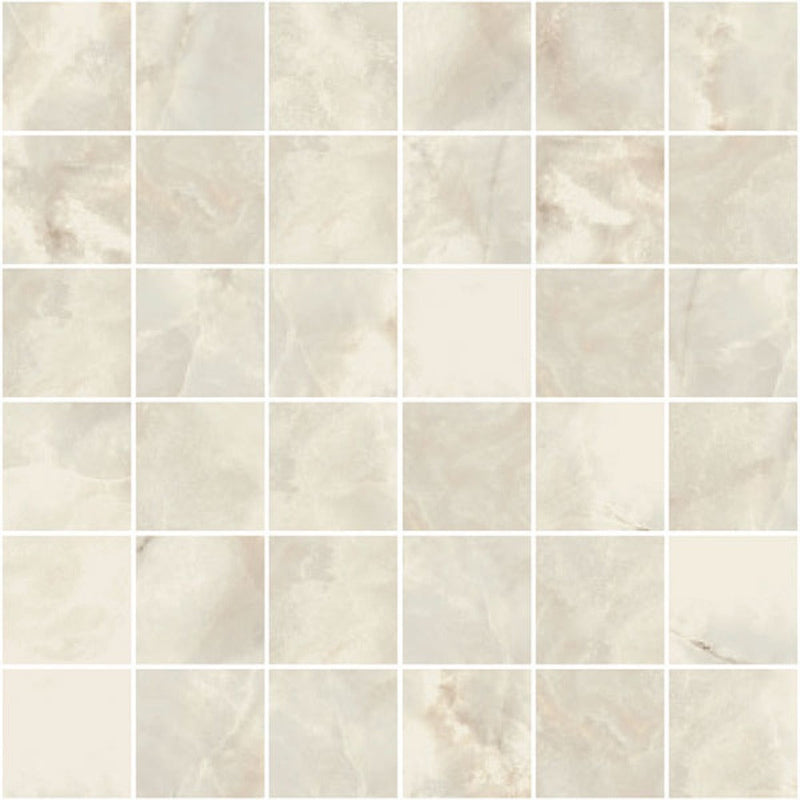 Carrara Select 2.0 Onyx Grey Honed 2x2 Marble Look Porcelain Mosaics 12x12 mosaic sheet