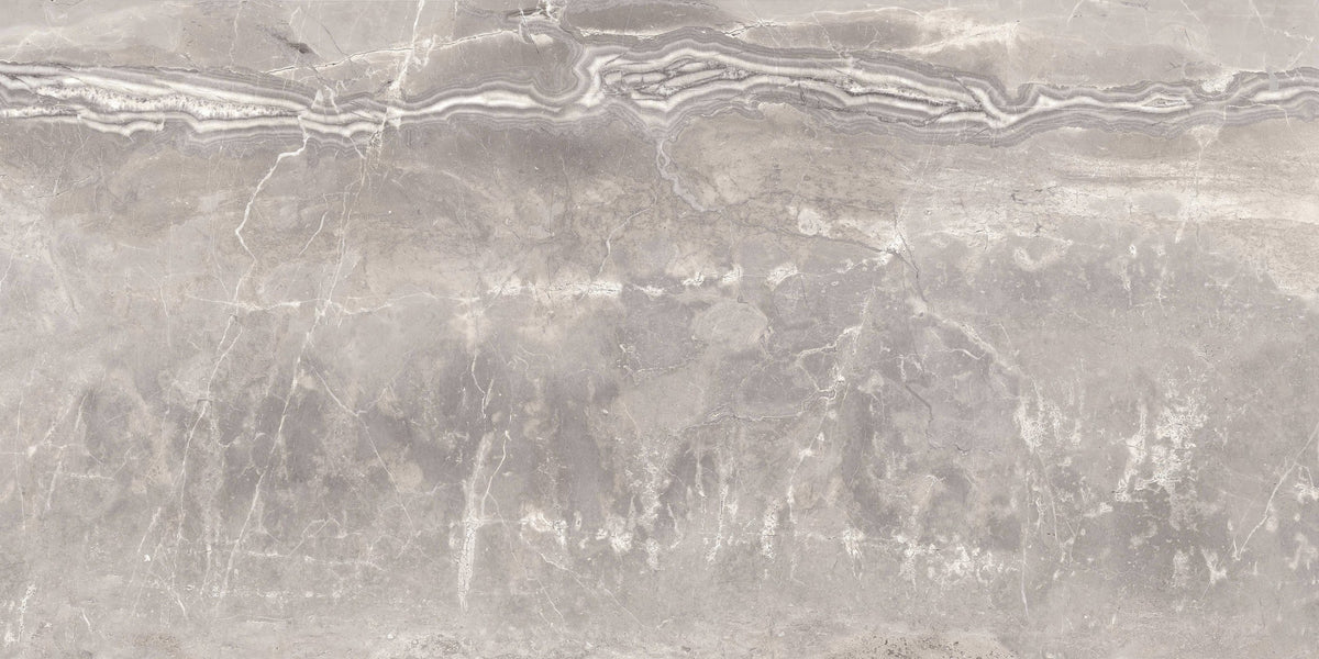 Carrara Select 2.0 Romano Greige Honed Marble Look Cove Base Porcelain Trim 6x12, surface color and finish