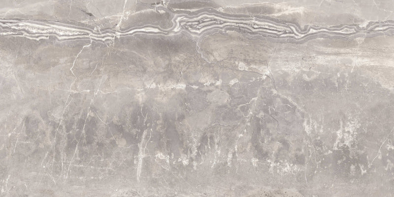 Carrara Select 2.0 Romano Greige Honed Marble Look Cove Base Porcelain Trim 6x12, surface color and finish