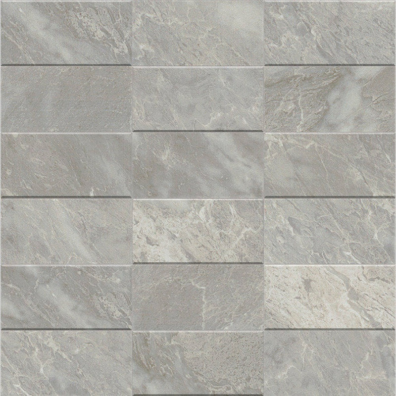 Carrara Select Blu Honed Demetra Marble Look Porcelain Mosaics 12x12 mosaic sheet