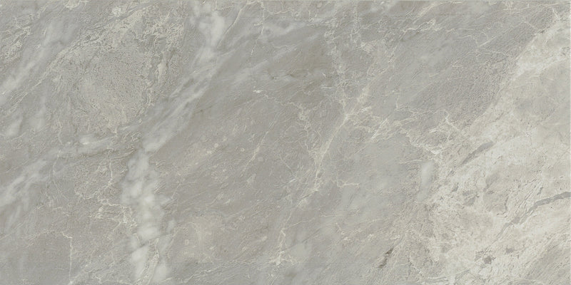 Carrara Select Blu Polished Marble Look Porcelain Tiles 12x24 close up