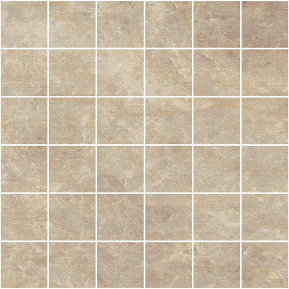 Carrara Select Paonazzo Honed 2x2 Marble Look Porcelain Mosaics 12x12 mosaic sheet