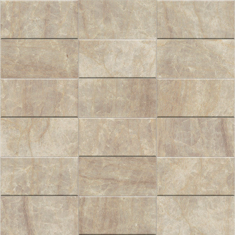 Carrara Select Paonazzo Honed Demetra Marble Look Porcelain Mosaics 12x12 mosaic sheet