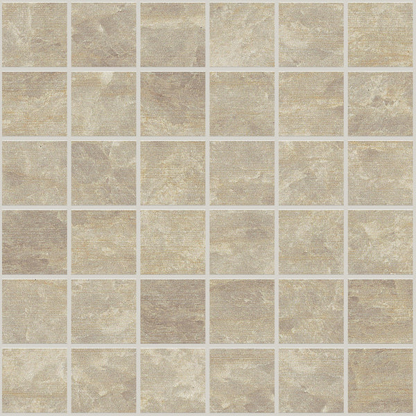 Carrara Select Paonazzo Polished 2x2 Marble Look Porcelain Mosaics 12x12