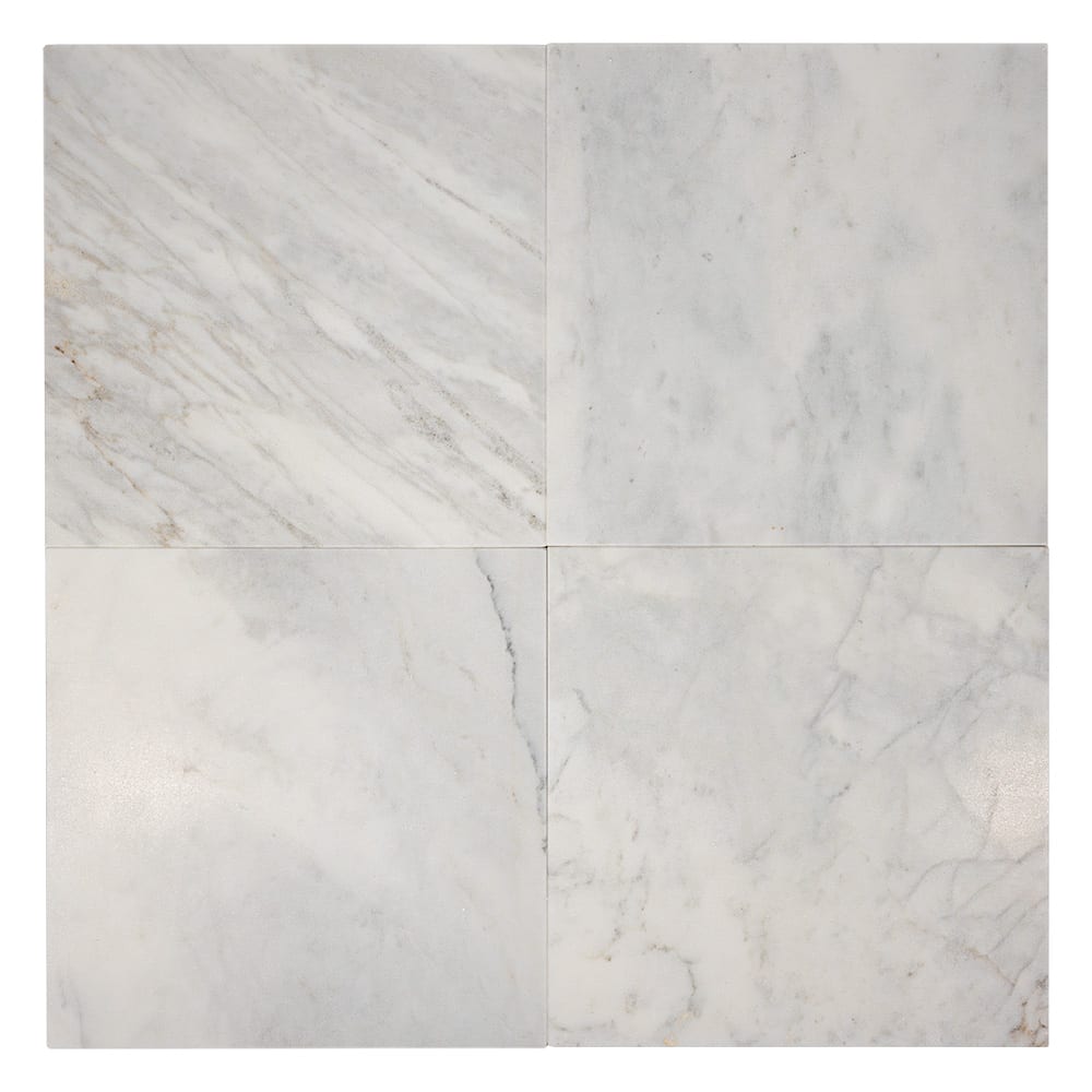 Black, Carrara T Honed Checkerboard Pattern Marble Tiles 12x12 Marble Honed 12x12 Tiles — 8