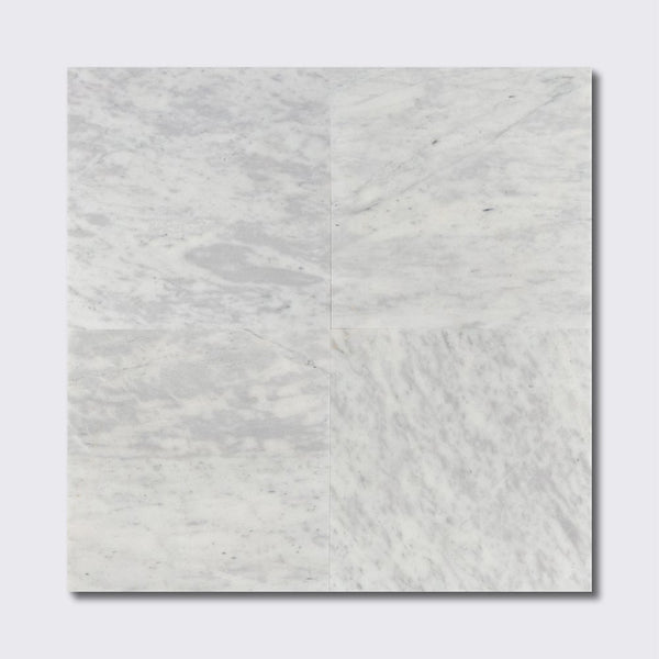 Carrara T Classic Polished Marble Tiles 24x24
