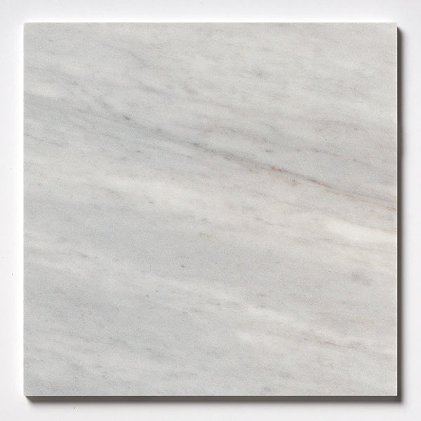 Carrara T Honed Marble Tiles 12x12