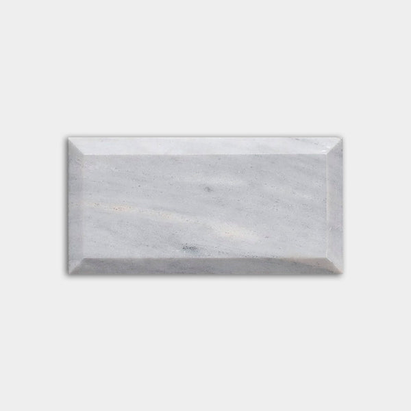 Carrara T Honed Subway Marble Tiles 2 3/4x5 1/2