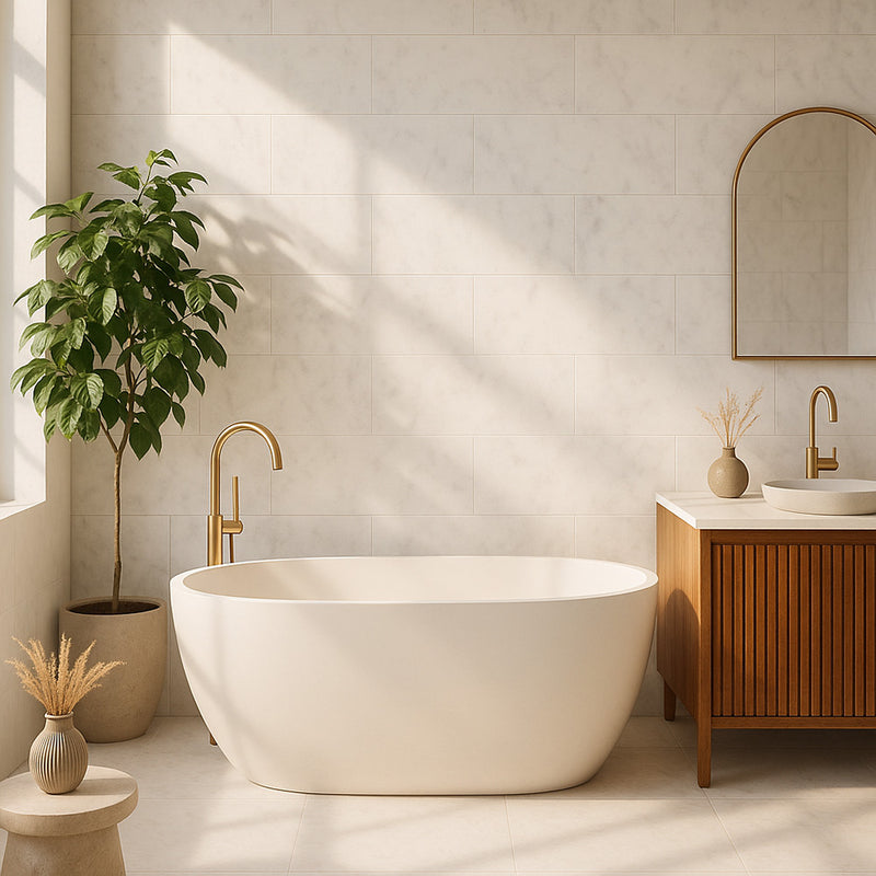 Carrara T Polished Marble Tiles 12x24 Marble Polished 12x24 Tiles — 2